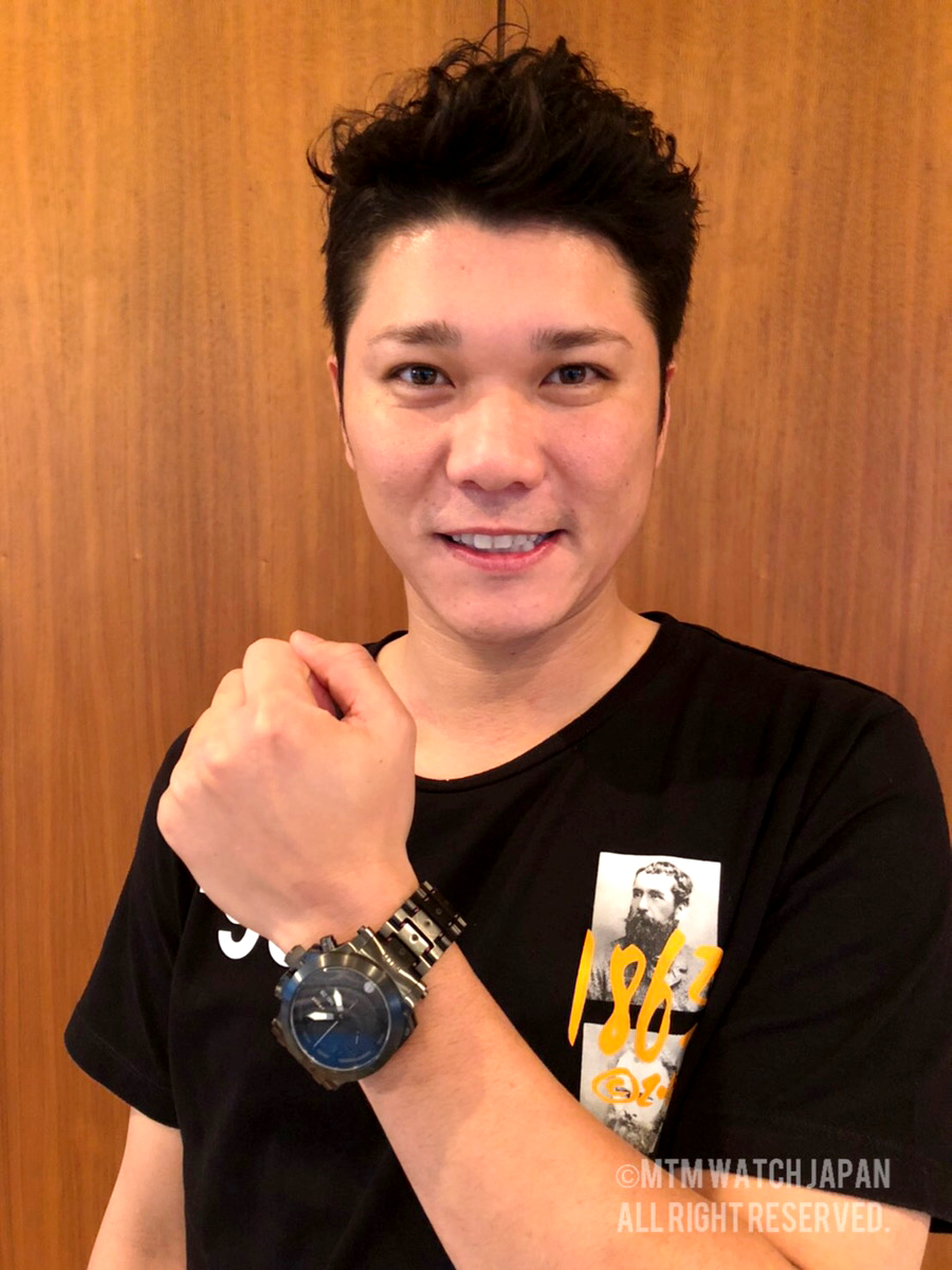 読売ジャイアンツ 坂本 勇人選手もMTM Watchをご愛用。日本未発売モデル「MTM Watch SHERMAN 3-GER」。
